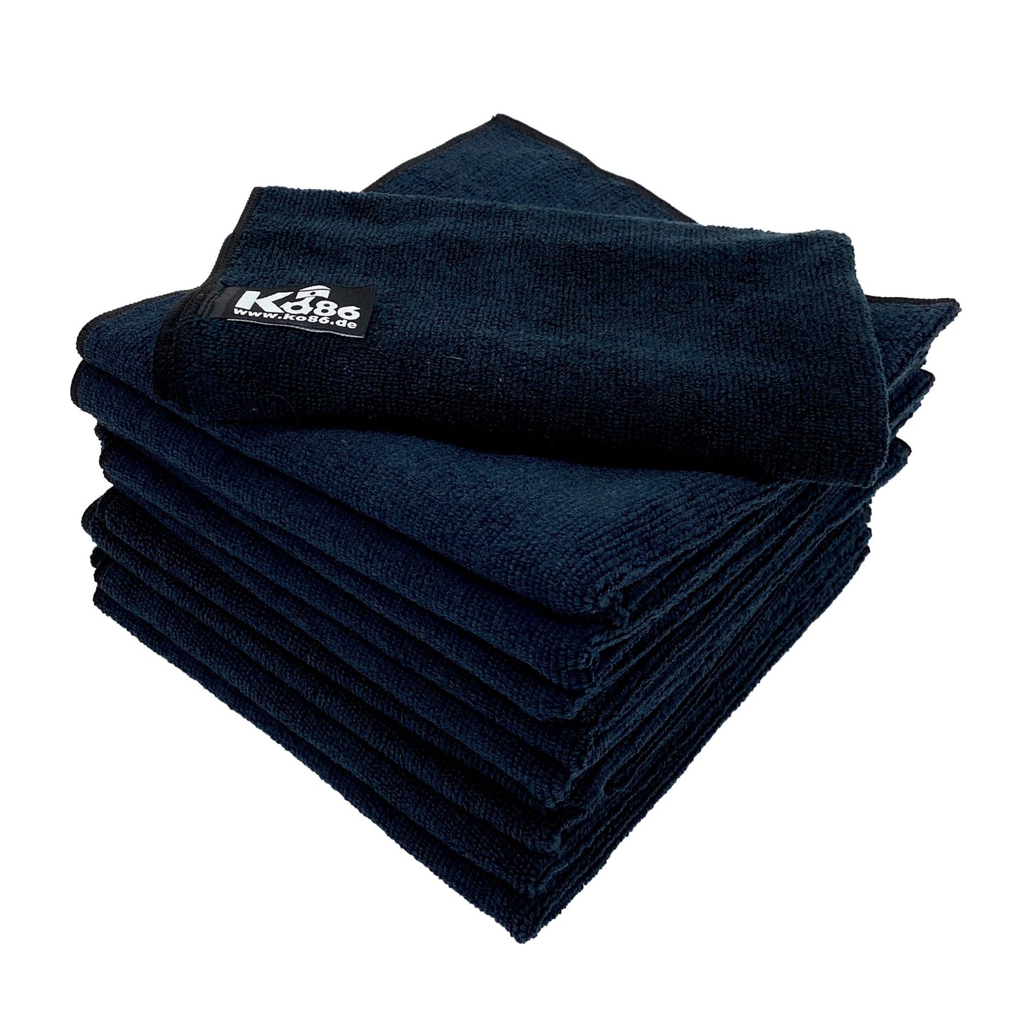 KO86 Allround Microfasertuch schwarz 40x40cm 300GSM